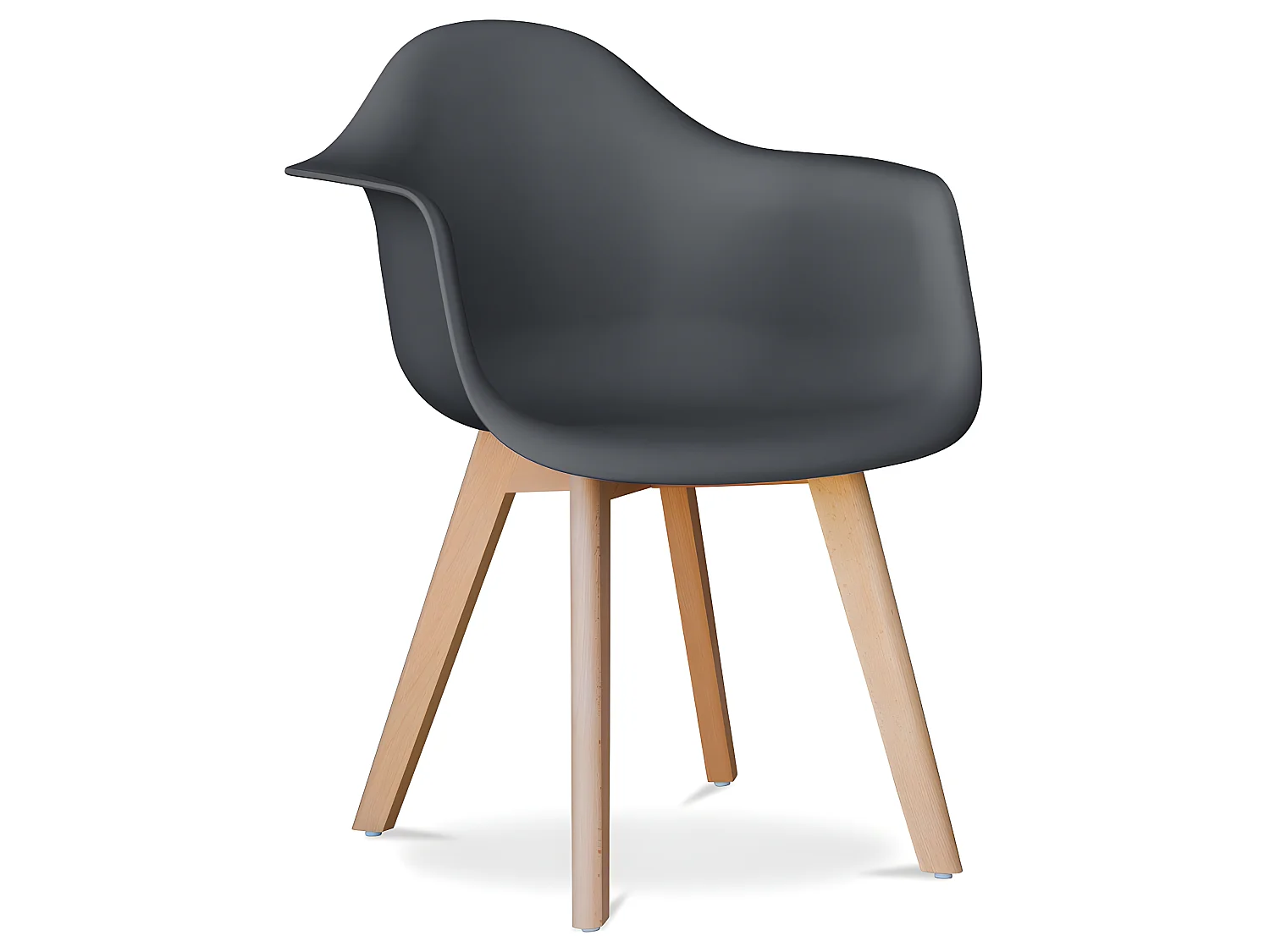 Sedia da pranzo con braccioli - Stile Scandinavo - Dominic