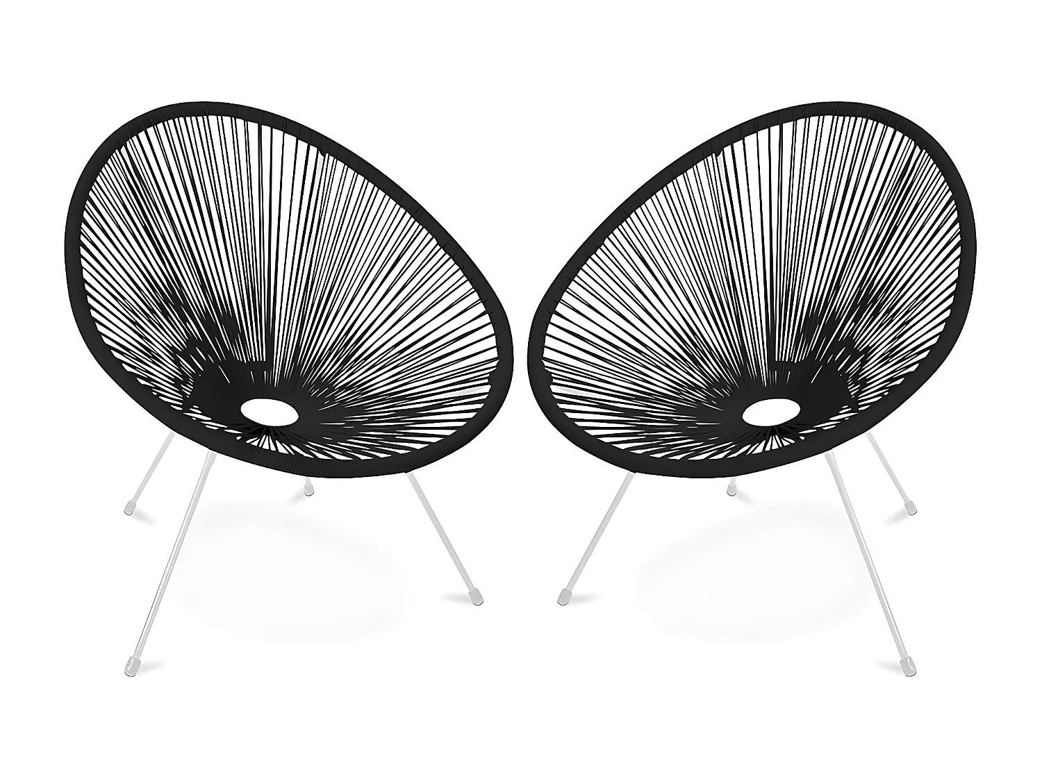 Pack Silla Acapulco x2 - Patas Blancas - Nueva edición