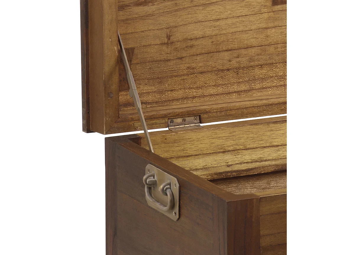 STAR - Coffre en bois marron