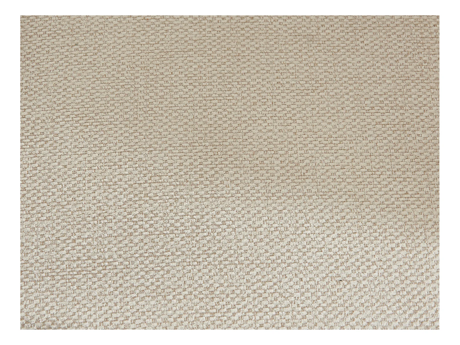 Drehstuhl mit Armlehnen 2er-Set - Stoff & schwarzes Metall - Cremefarben - LEJINA von Pascal Morabito