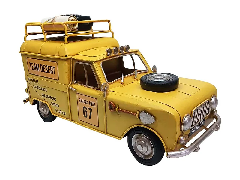 Voiture décorarive en métal 4L