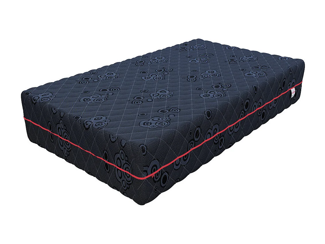 Matelas  BLACKLUX - Mémoire de Forme - Latex - Ressort ensaché - Epaisseur 22 cm