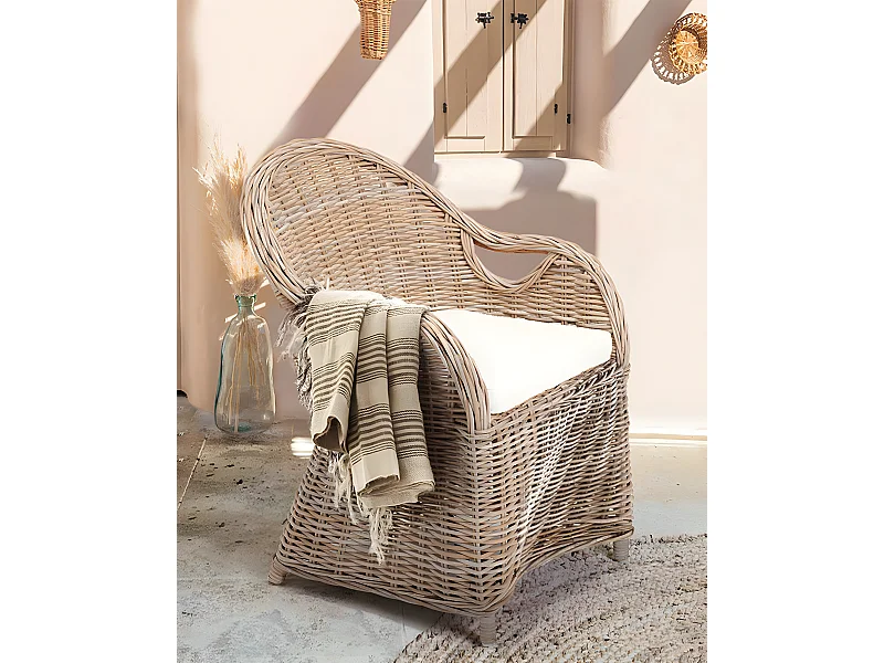 Zago - Chaise en rotin