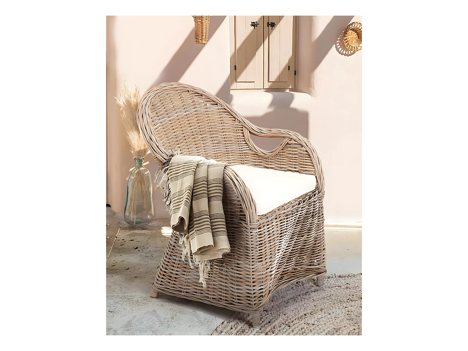 Zago - Chaise en rotin