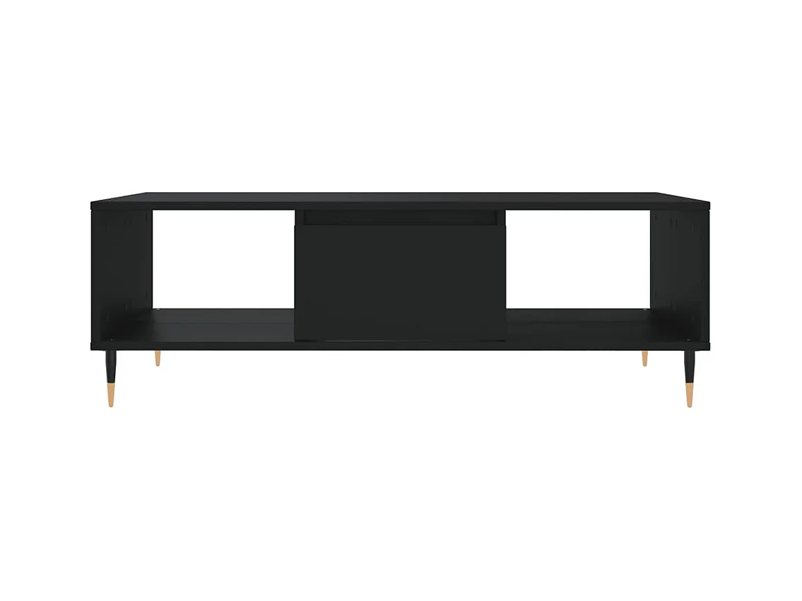 Salontafel 104x60x35 cm bewerkt hout zwart