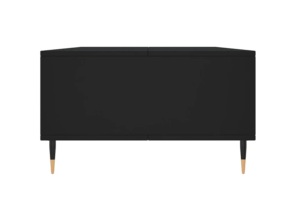 Table basse noir 104x60x35 cm bois d'ingénierie