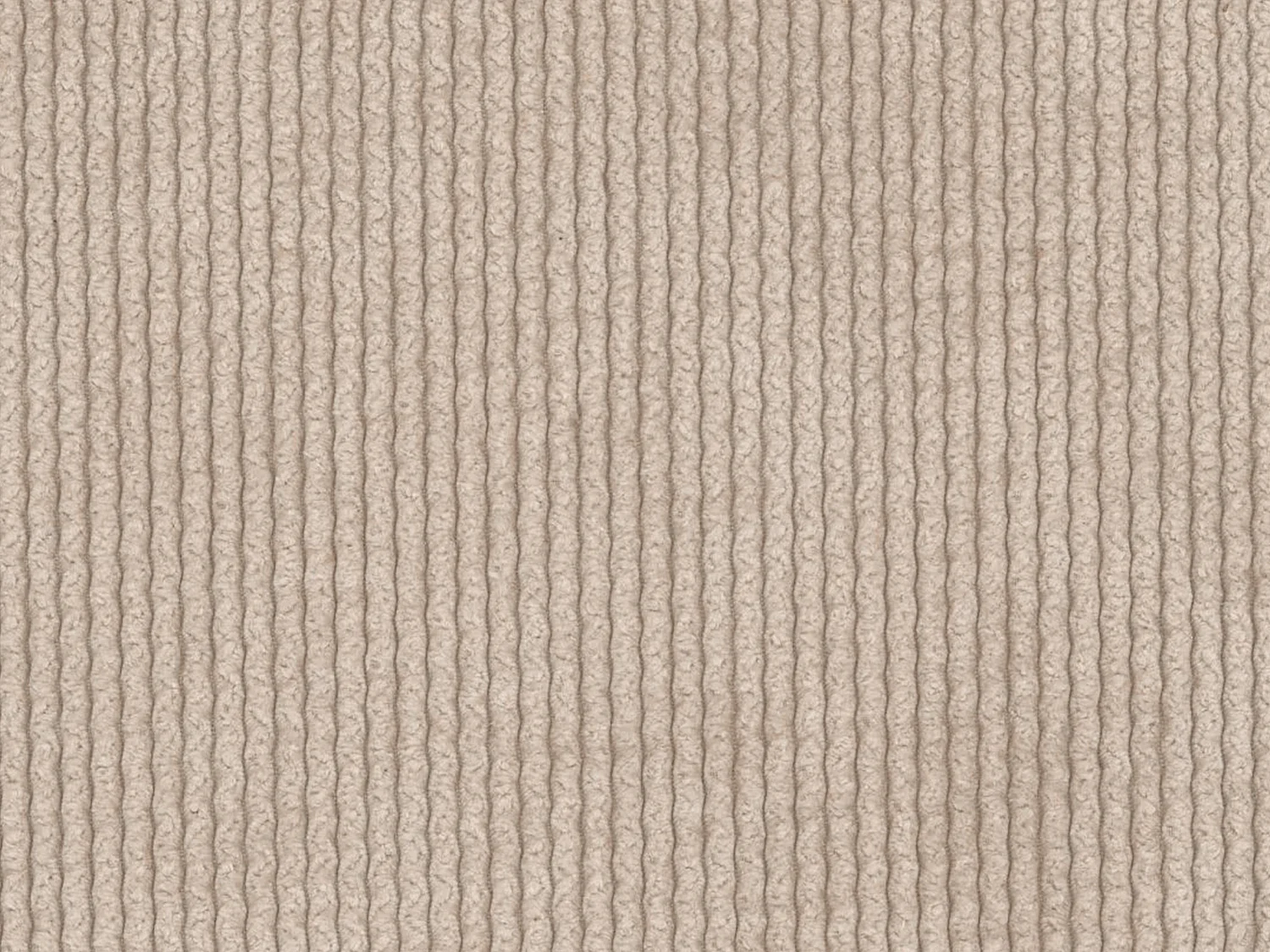 Pouf in Velluto a coste sottili Beige  - POGNI della Maison Céphy