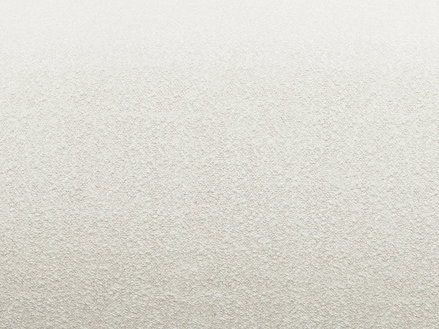 Pouf en tissu bouclette blanc POGNI de Maison Céphy