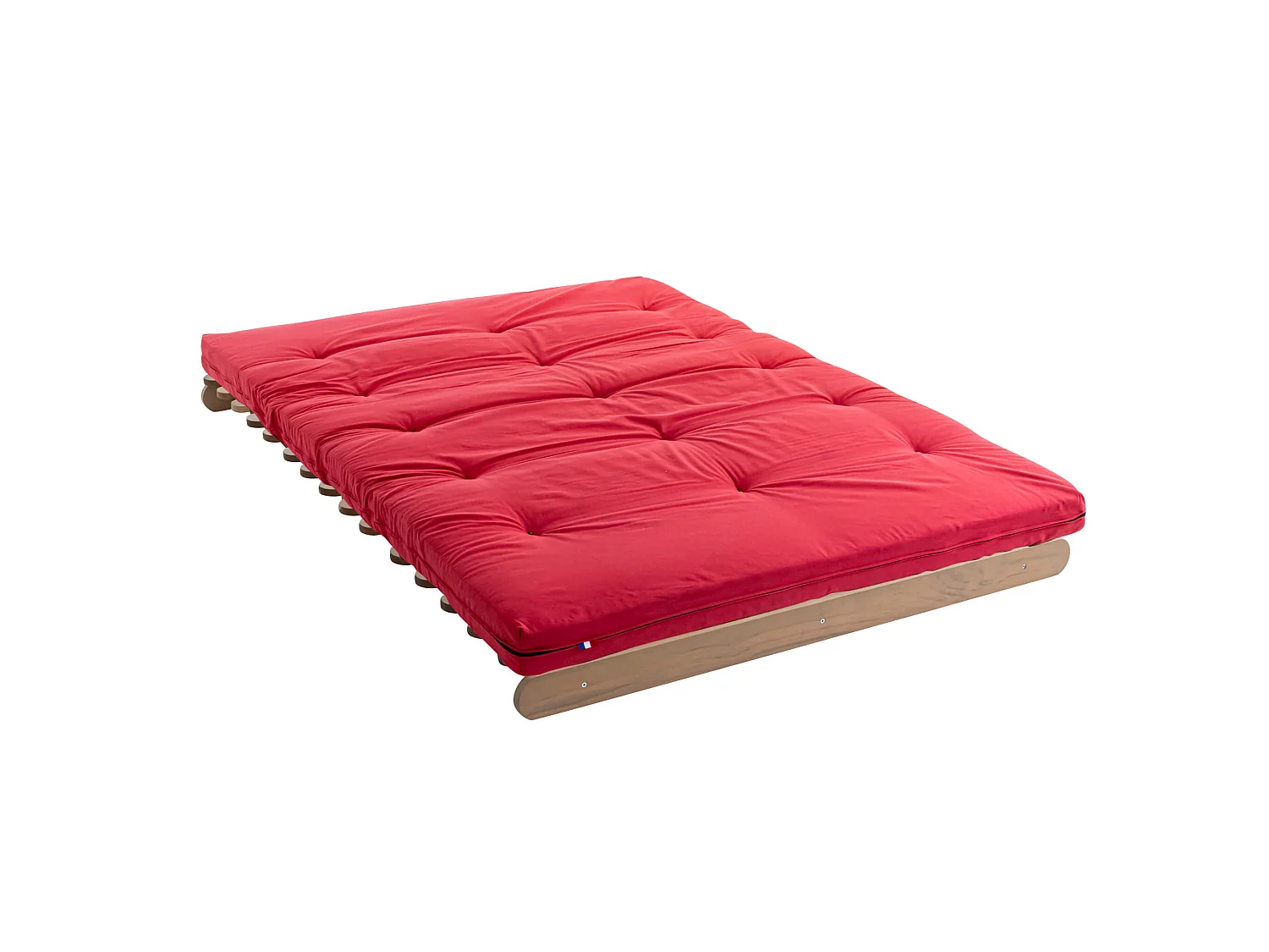 Matelas futon coeur en mousse à mémoire de forme, rouge 140x200