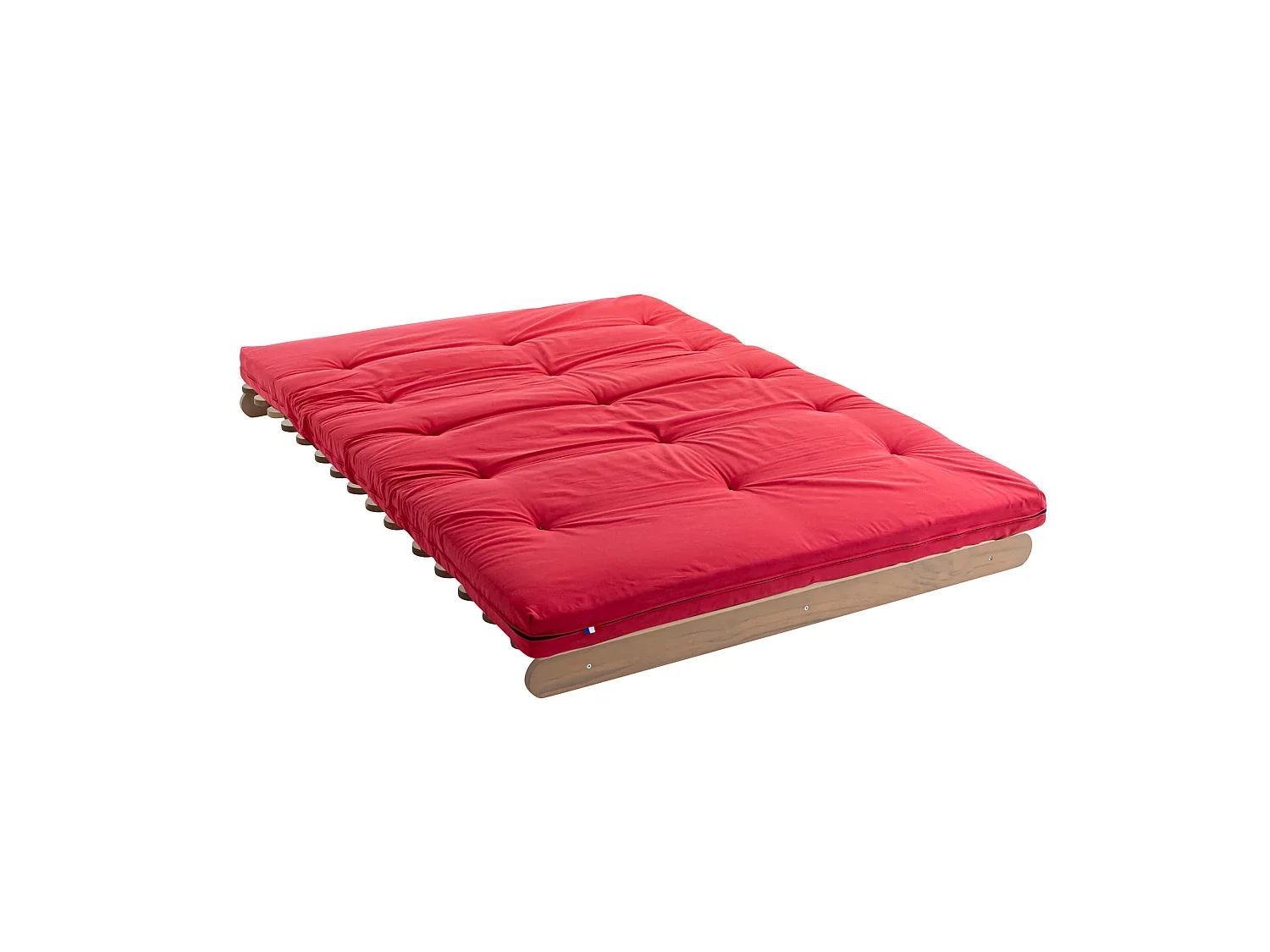 Matelas futon coeur en mousse à mémoire de forme, rouge 140x200