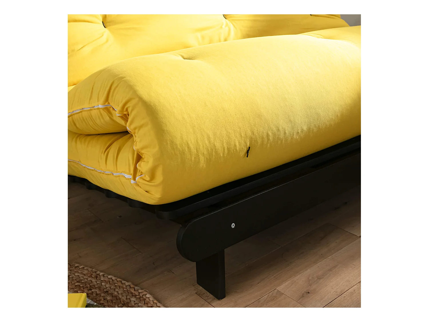 Matelas futon ocre coeur en latex 140x200