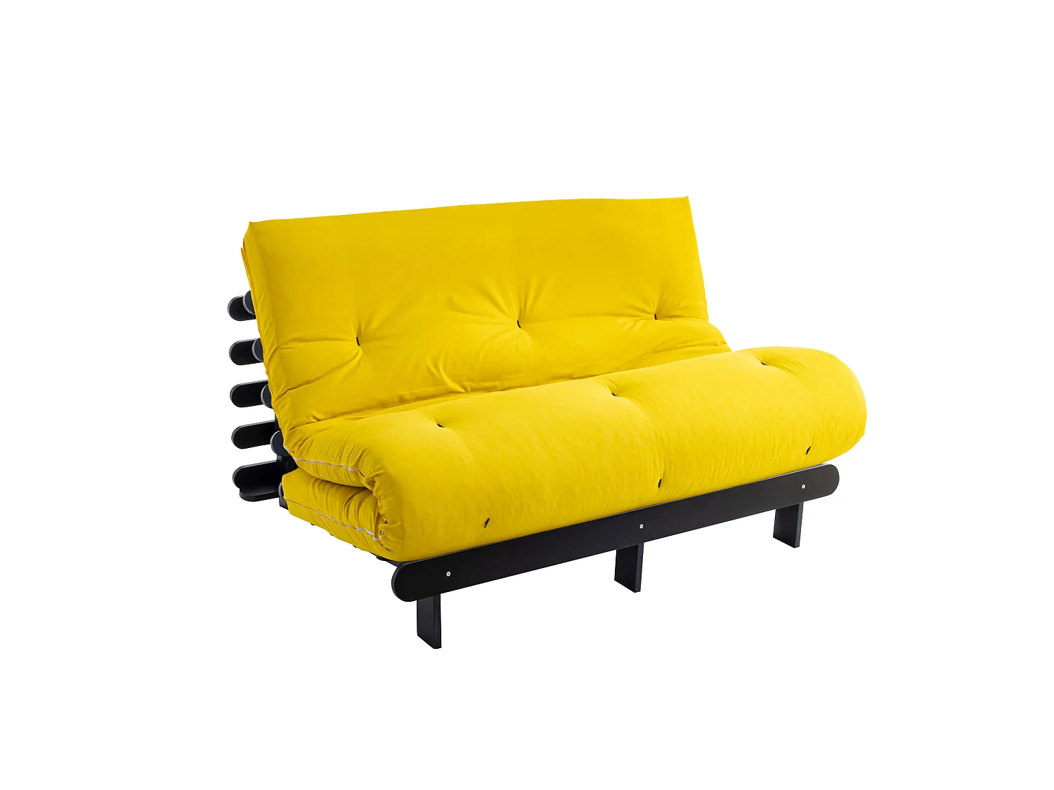 Matelas futon ocre coeur en latex 140x200