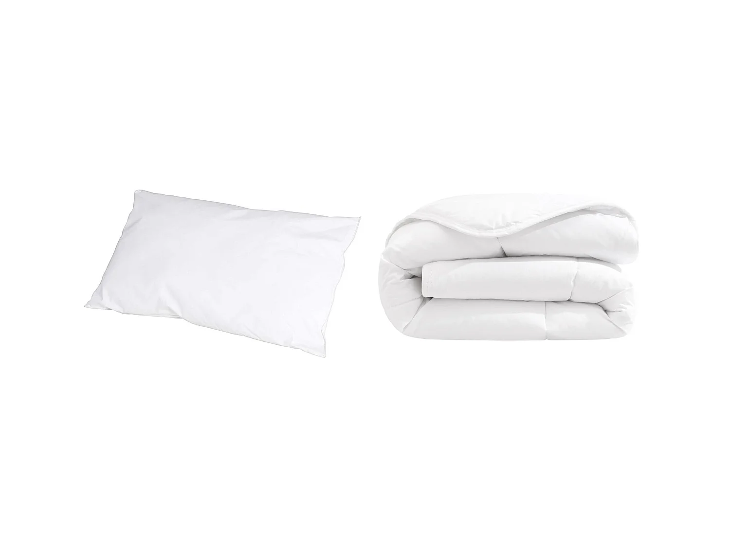 Pack couette et oreiller bébé coton bio Someo
