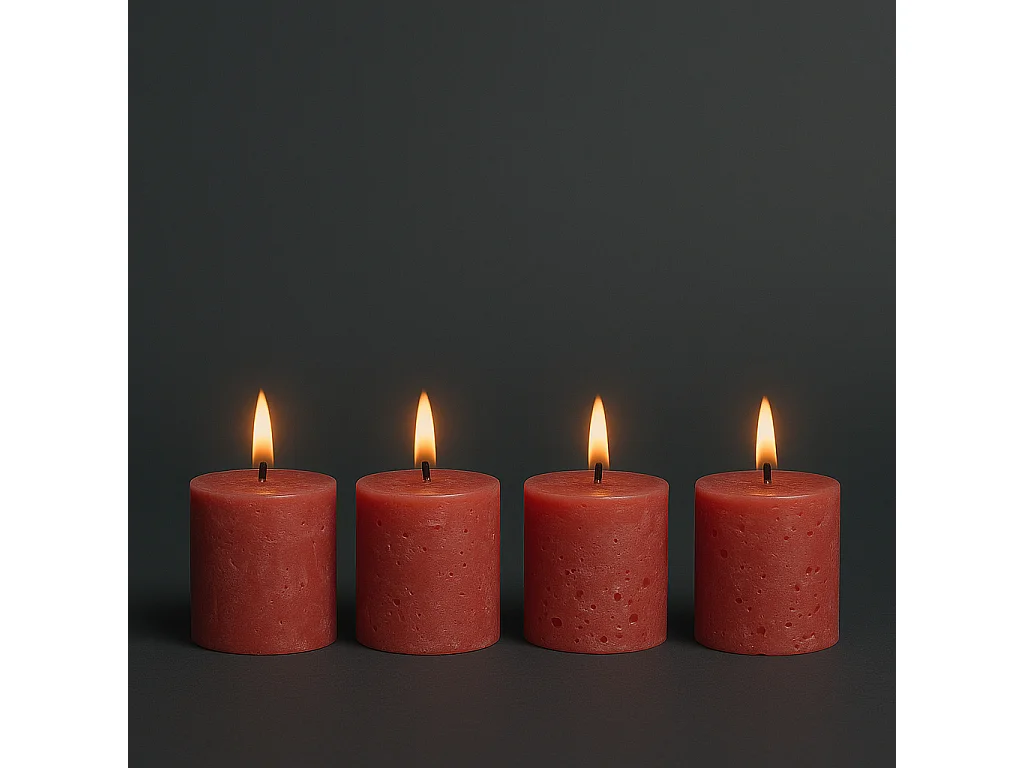 Coffret 4 Bougies Antik Xs - Mauve