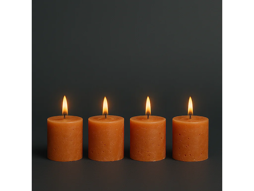 Coffret 4 Bougies Antik Xs - Taupe