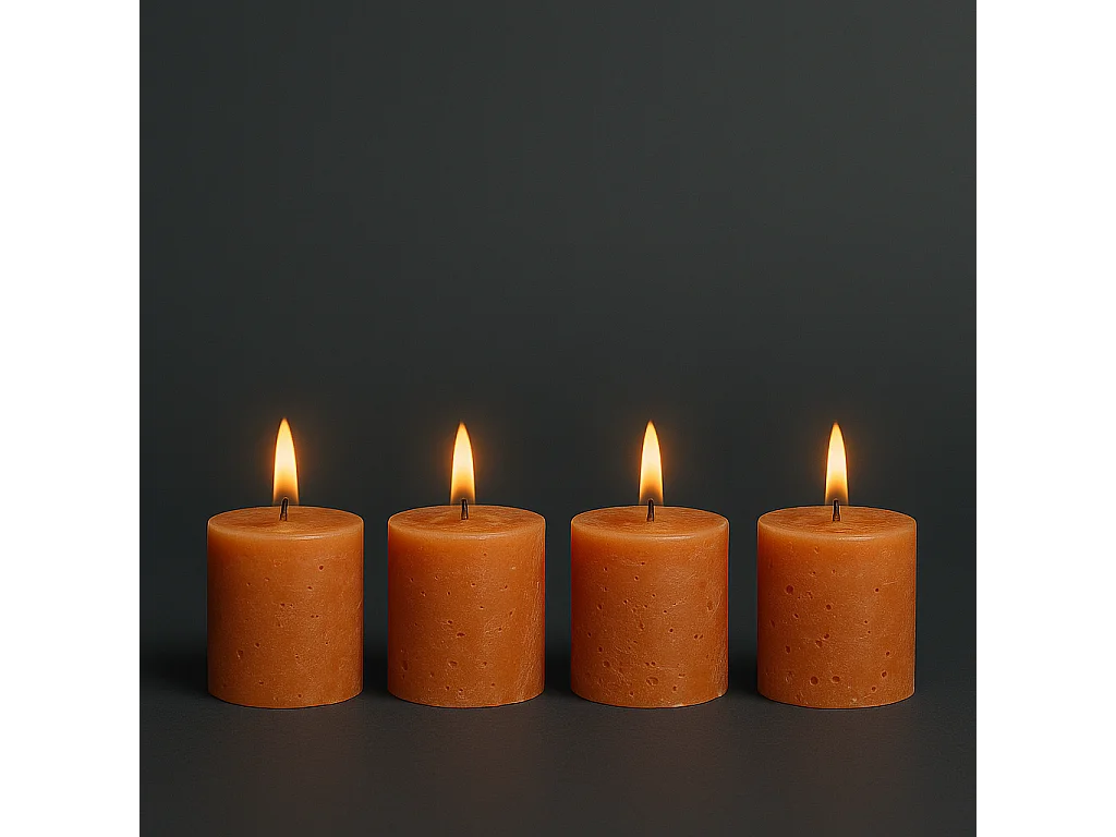 Coffret 4 Bougies Antik Xs - Taupe