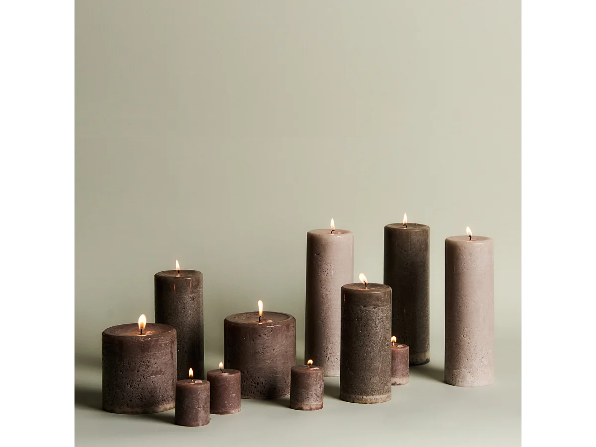 Coffret 4 Bougies Antik Xs - Gris