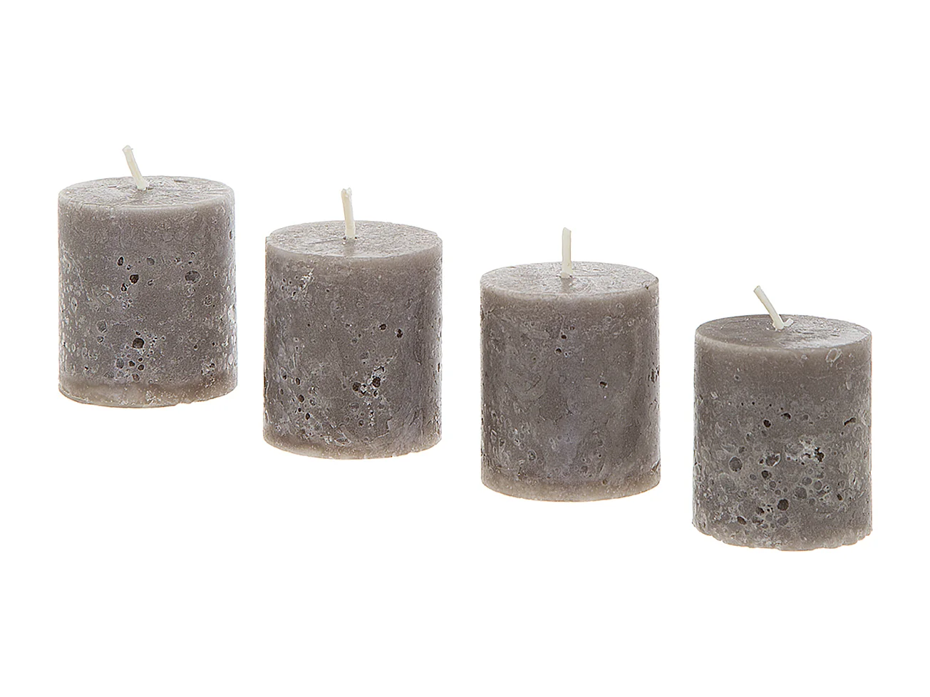 Coffret 4 Bougies Antik Xs - Gris