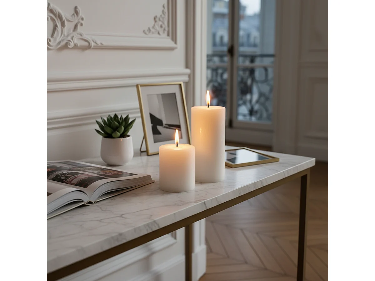 Bougie Antik M - Taupe