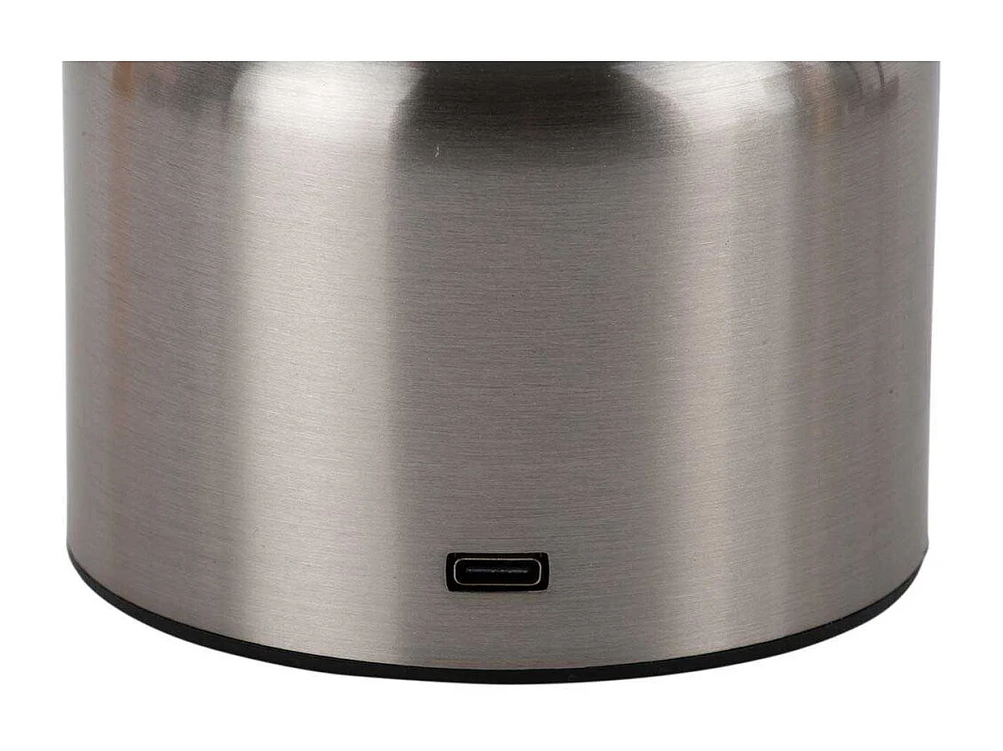 Lampe de table LED Impetu H15cm Argenté  Present Time