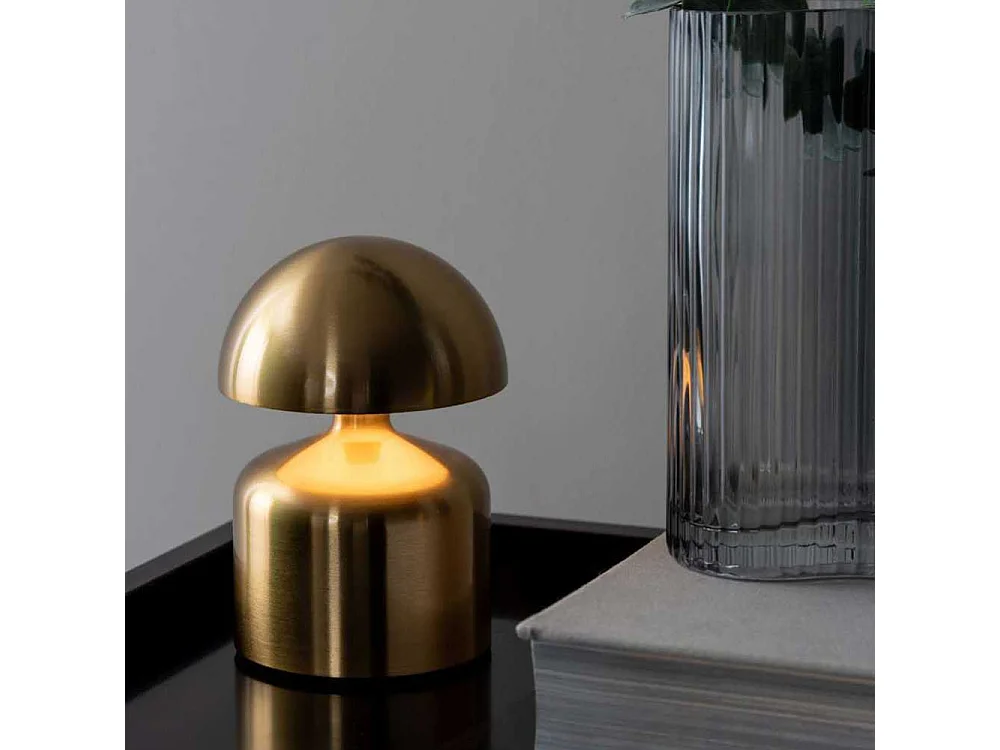 Lampe de table LED Impetu H15cm Doré  Present Time