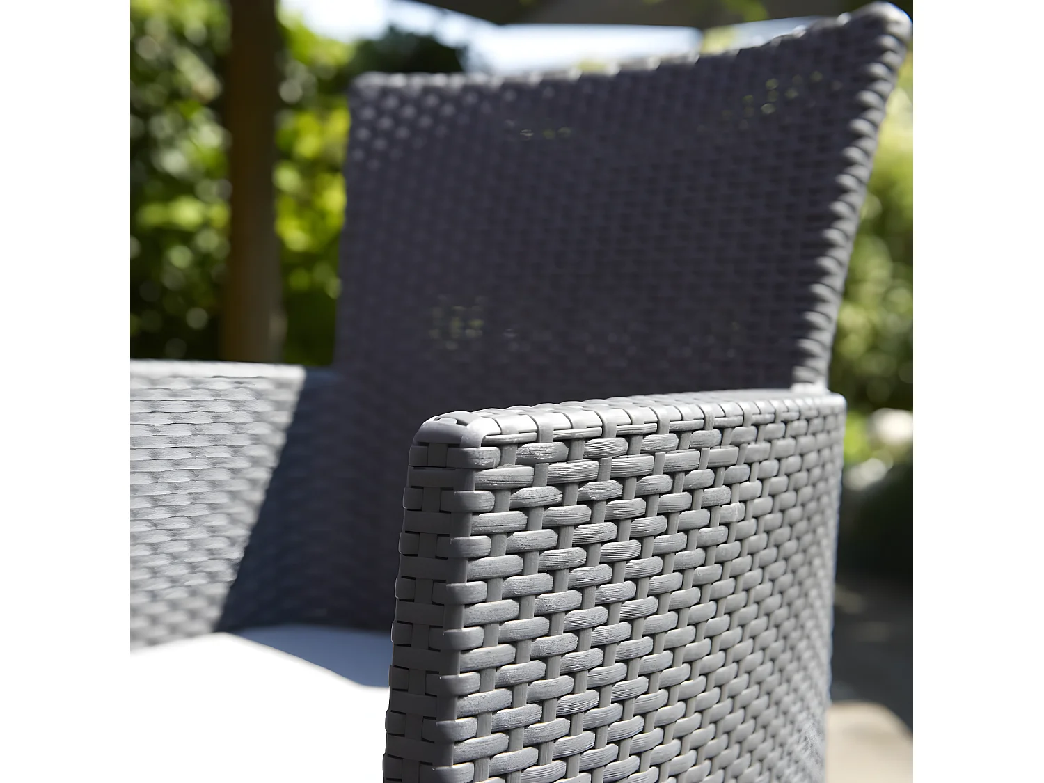 Jeu de salle à manger d'extérieur 3 pcs Iowa Graphite 223929