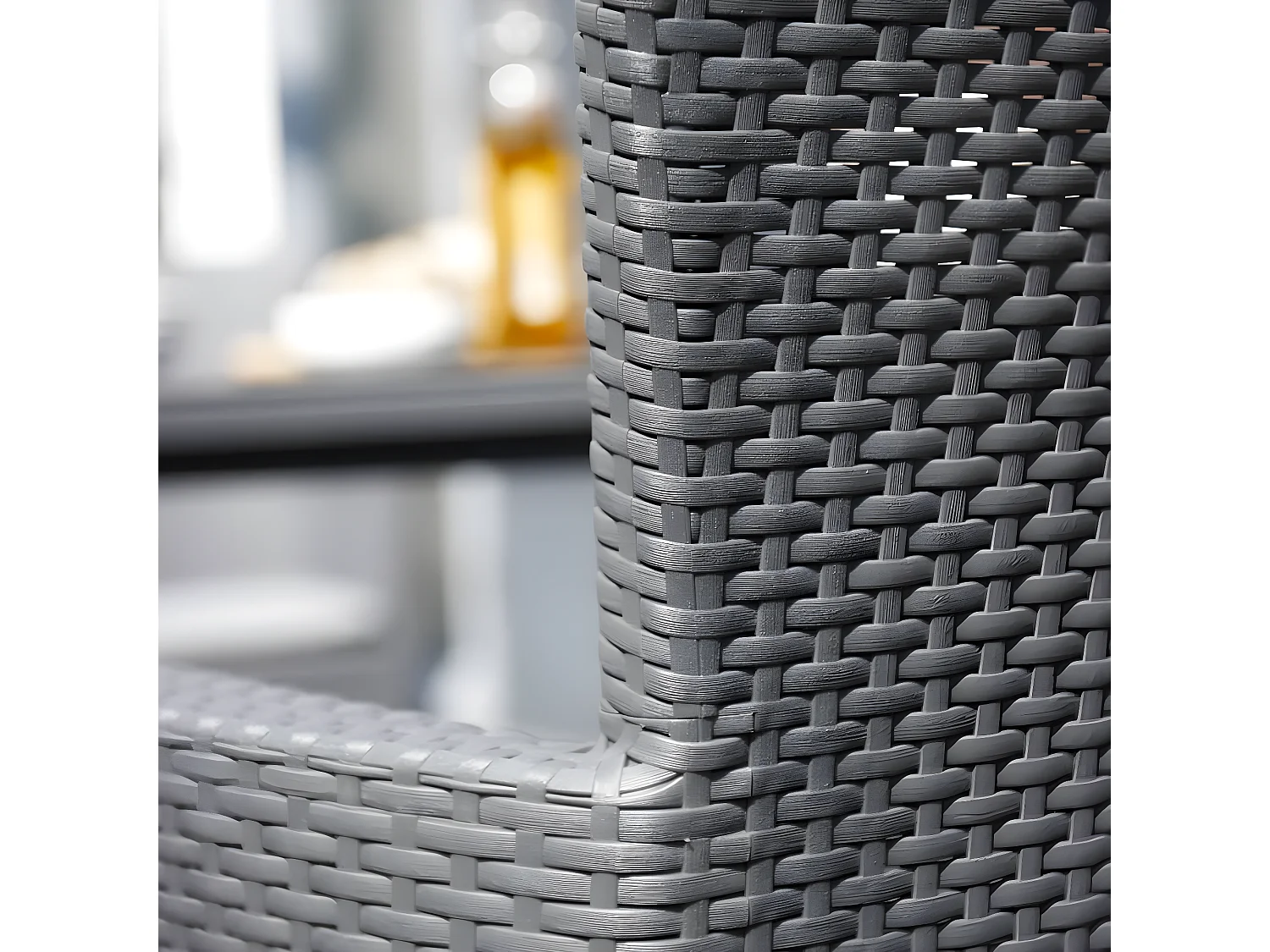 Jeu de salle à manger d'extérieur 3 pcs Iowa Graphite 223929