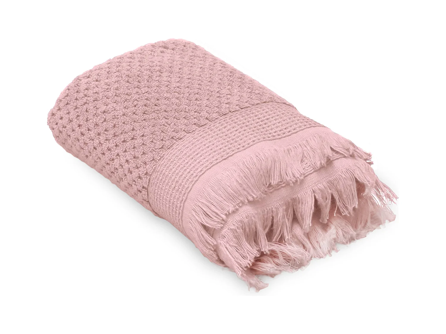 Serviette de toilette 50x90 cm TETHYS micro-coton Rose