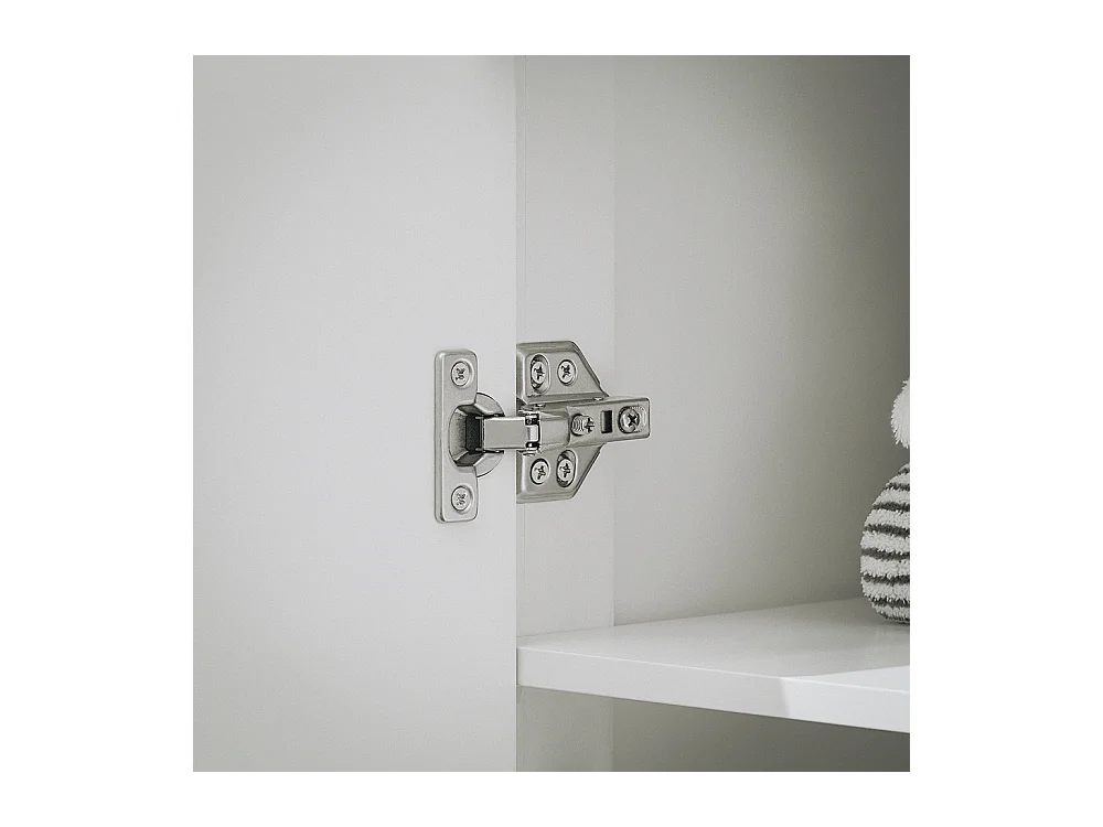 SoBuy Meuble Salle de Bain Armoire Toilette Commode Placard Meuble de Rangement avec 2 Portes, Étagères Réglables, 70x35x90 cm, BZR121-W