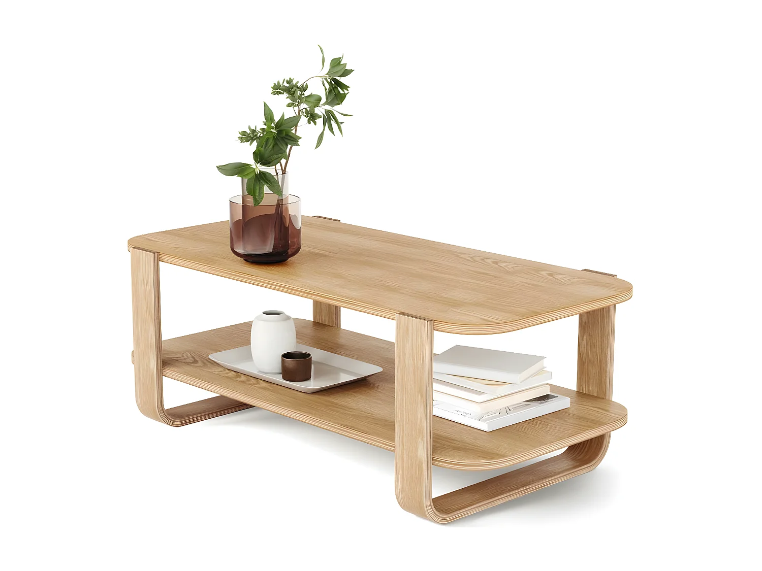 Table basse en bois d'eucalyptus Bellwood