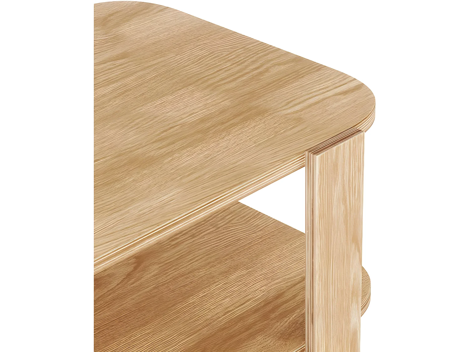 Table basse en bois d'eucalyptus Bellwood