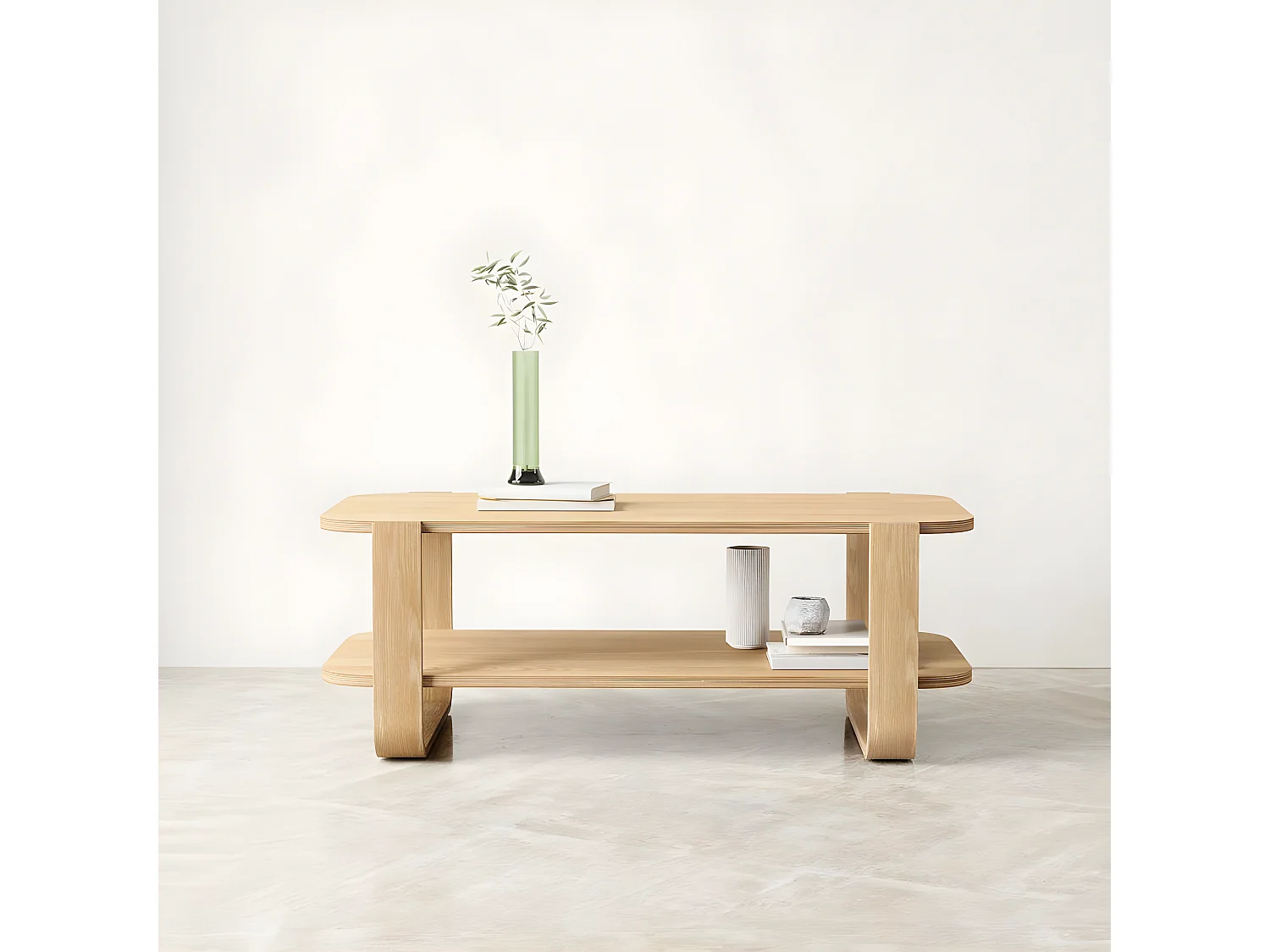 Table basse en bois d'eucalyptus Bellwood