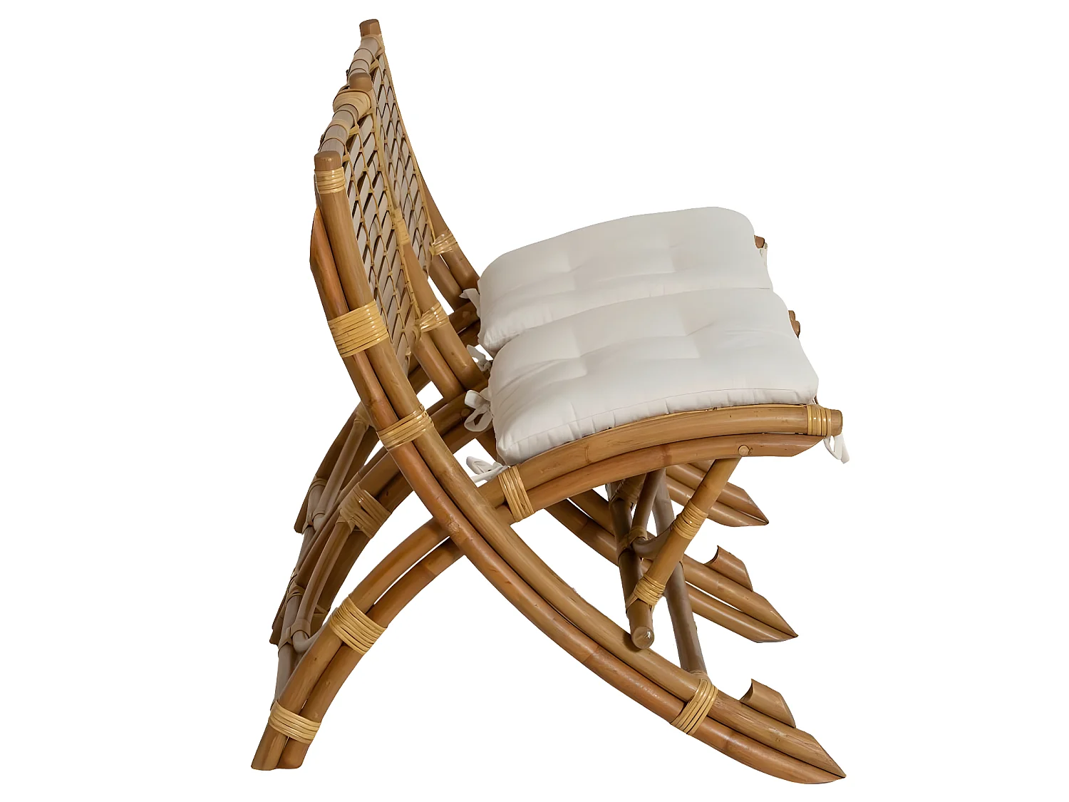 Fauteuil cinéma en rotin 2 places Mayeul