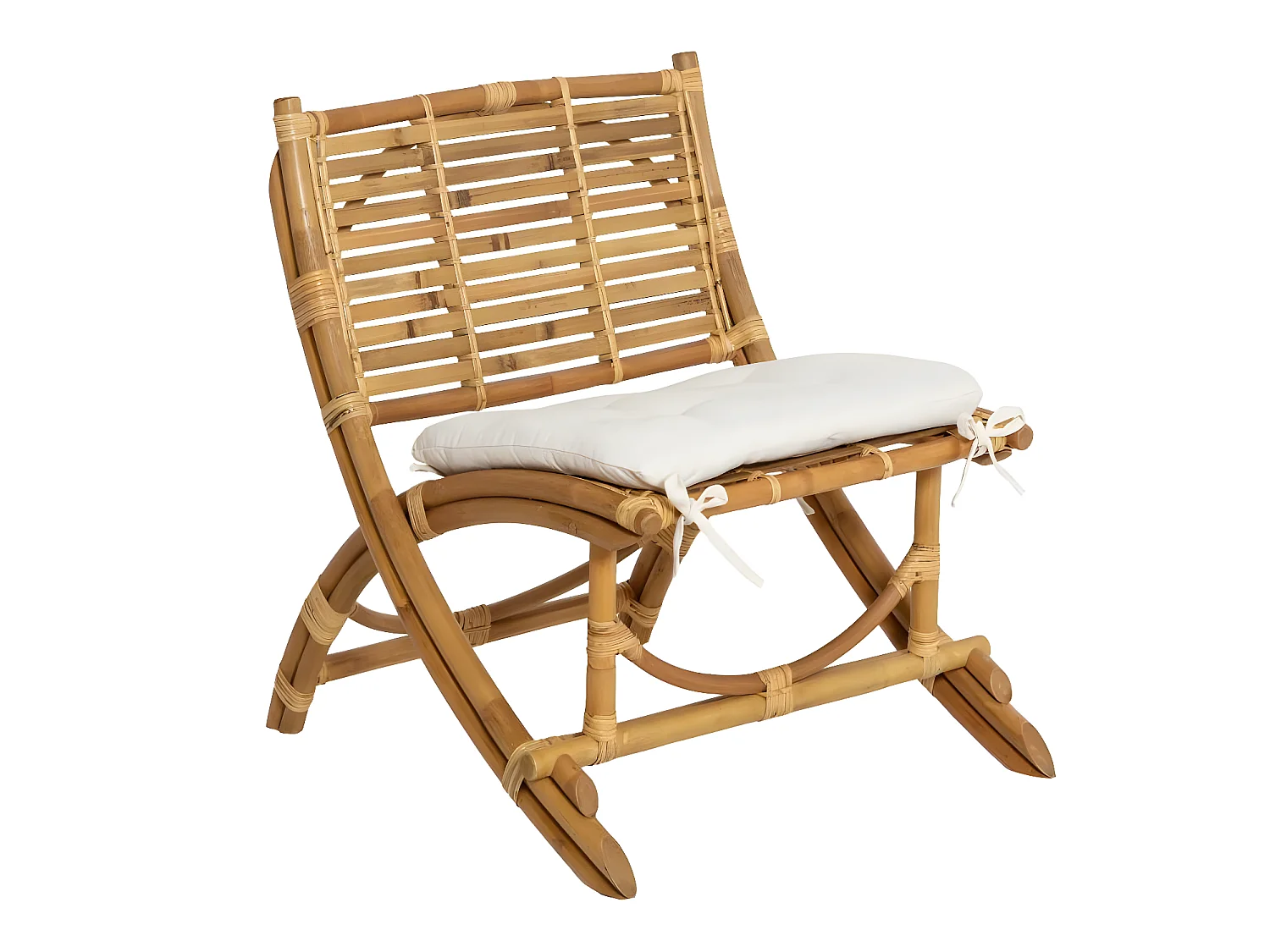 Fauteuil cinéma en rotin 1 place Mayeul