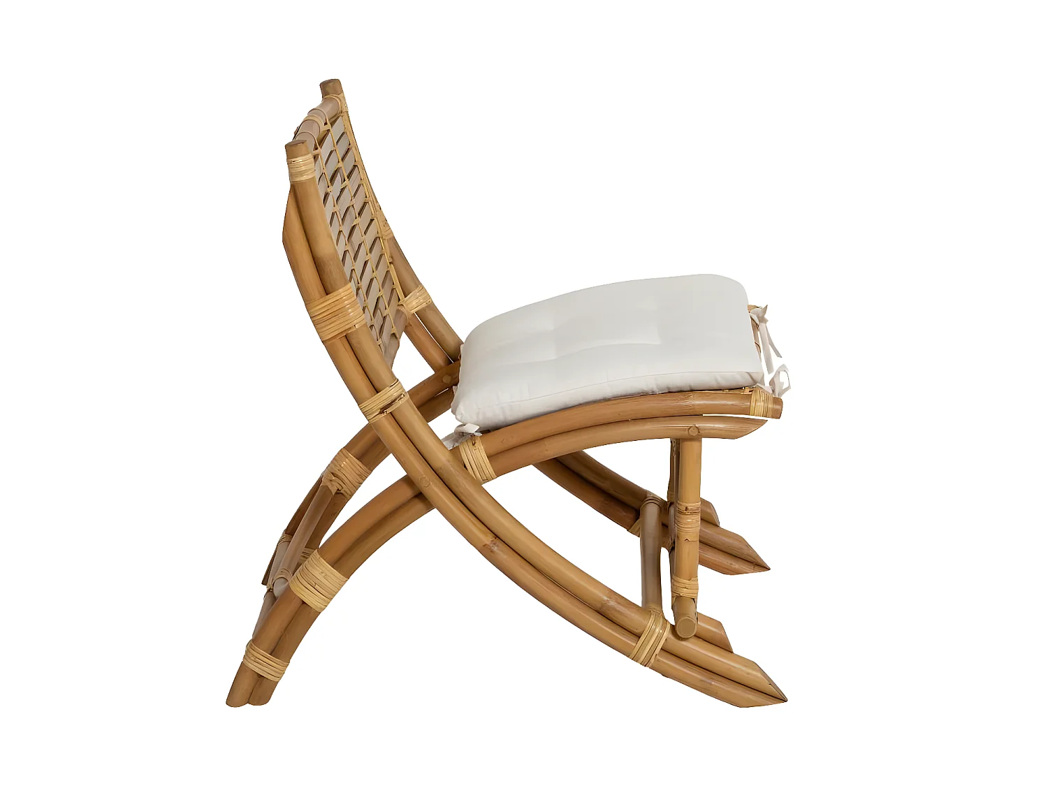 Fauteuil cinéma en rotin 1 place Mayeul