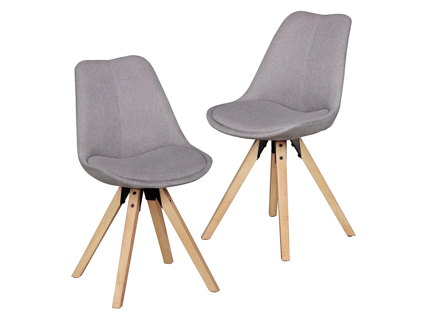 Set di 2 Retro Sedie da pranzo Sedia da Cucina Scandinavo Imbottito