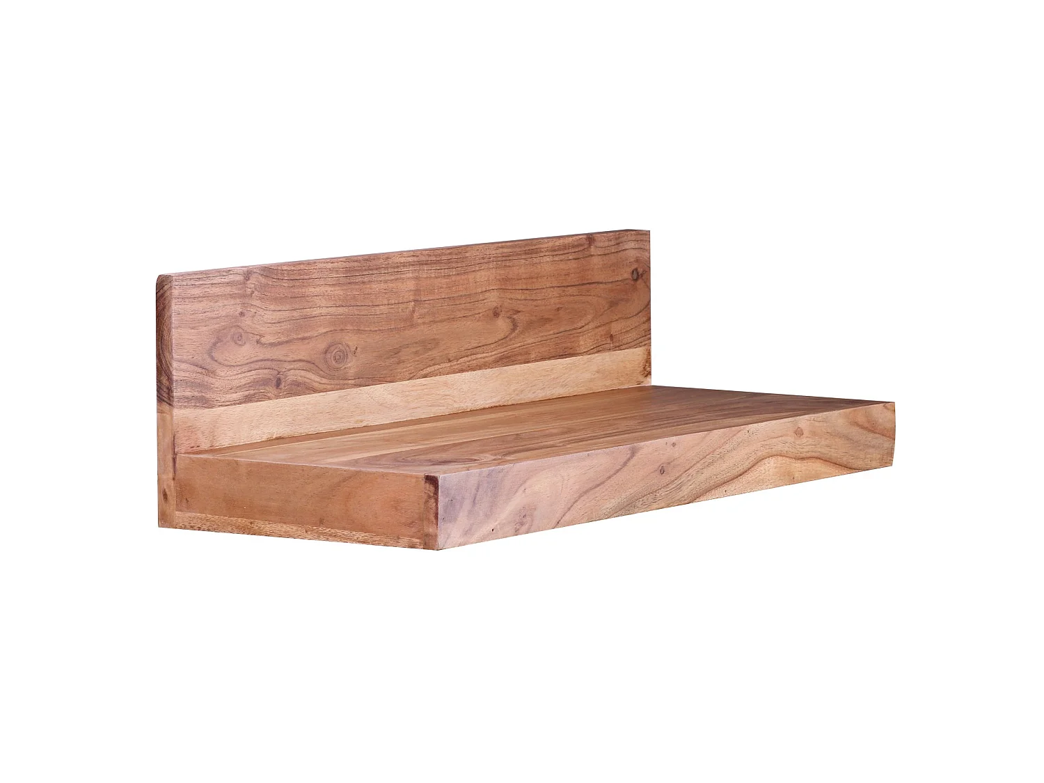 Étagère murale Acacia Bois Massif Étagère en bois Étagère à livres