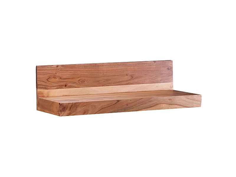 Wandregal Massivholz Akazie Holzregal Landhausstil Wandboard Hängeregal