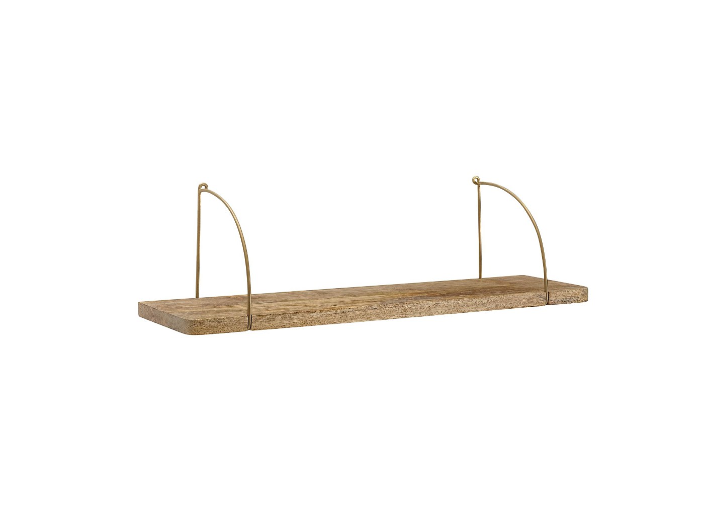 Kazai. Mensole da Muro Design -Jona- | Scaffale Metallo a 3 Parti con Impiallacciatura in Vero