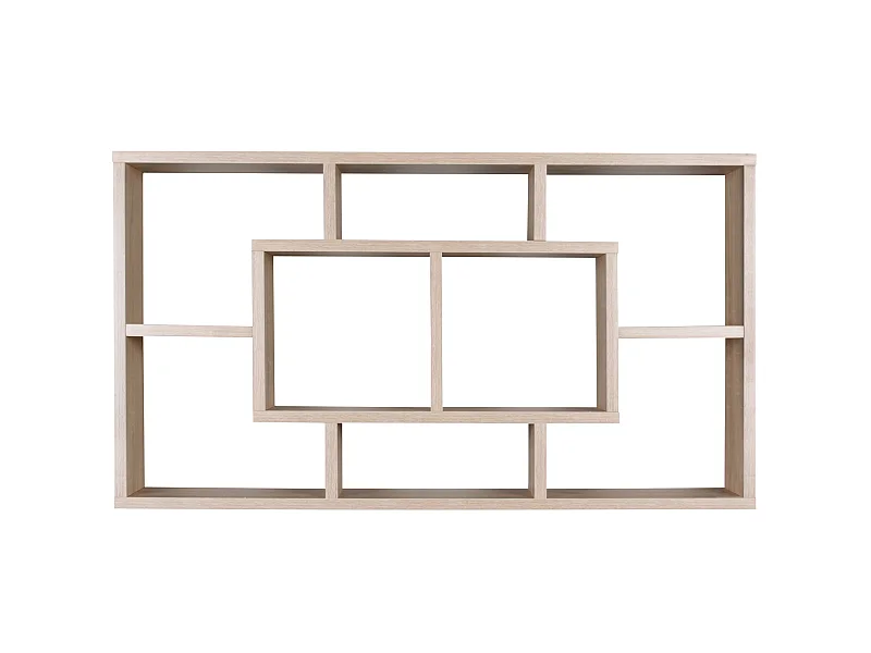 Wandregal PAOLA MDF-Holz Hängeregal Wandboard offen Holzregal Schweberegal eckig