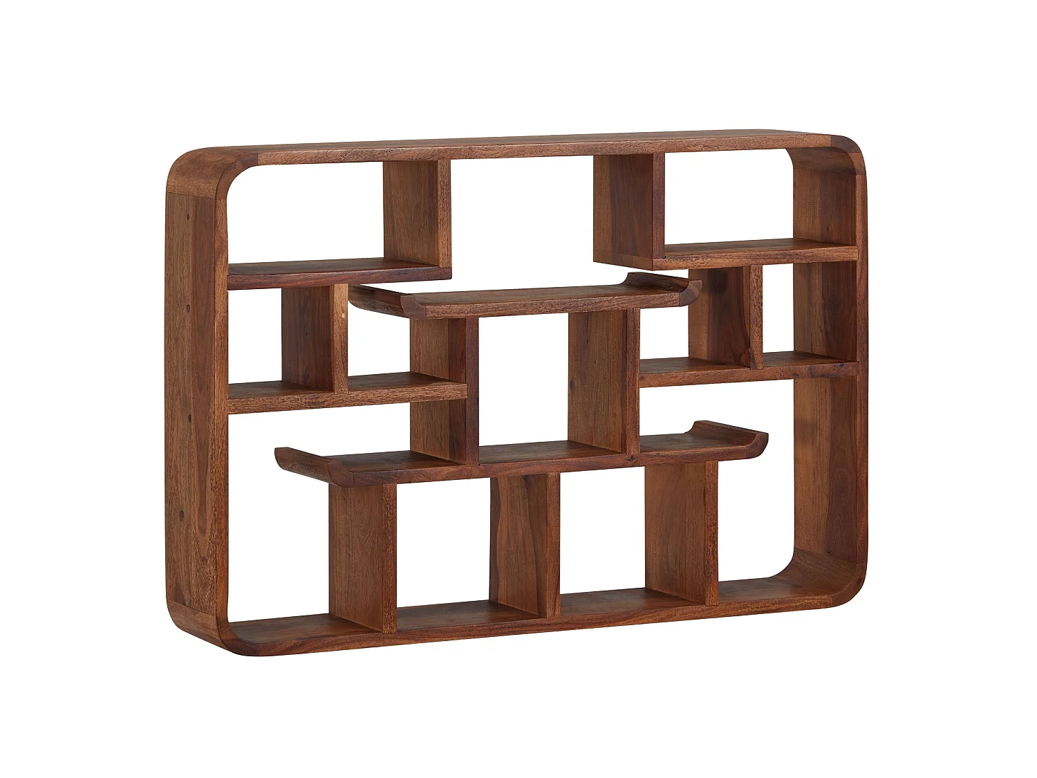 Scaffale Mensola da Muro 80 cm Legno Massello Libreria a Parete Ripiano