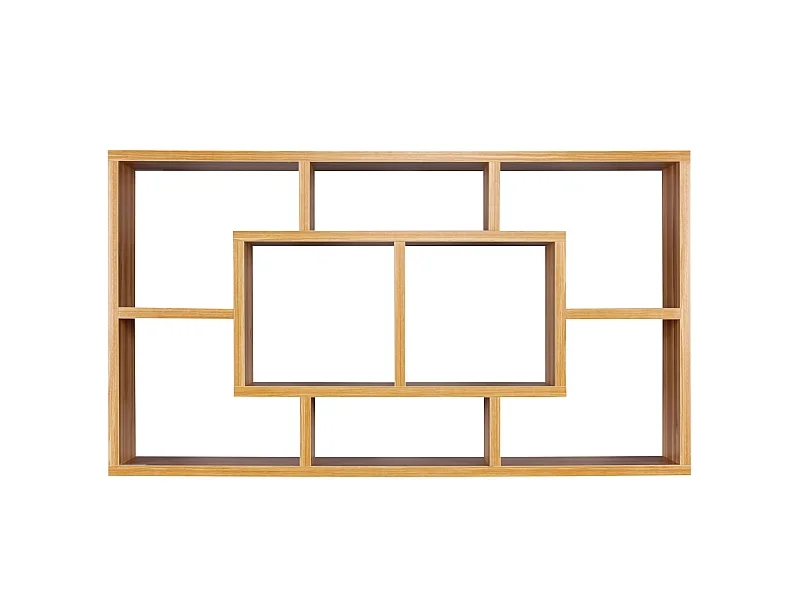 Mensola da Muro 85x47,5x16 cm Libreria a Parete Scaffale Ripiano Moderno