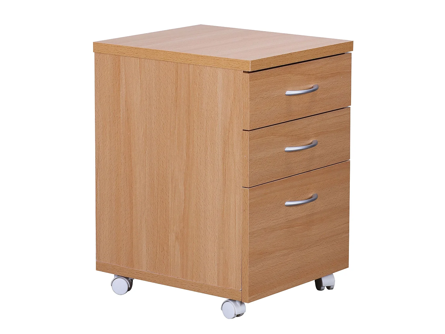 Conteneur roulant Bois 40x60x45cm Mobilier de bureau Conteneur de tiroir