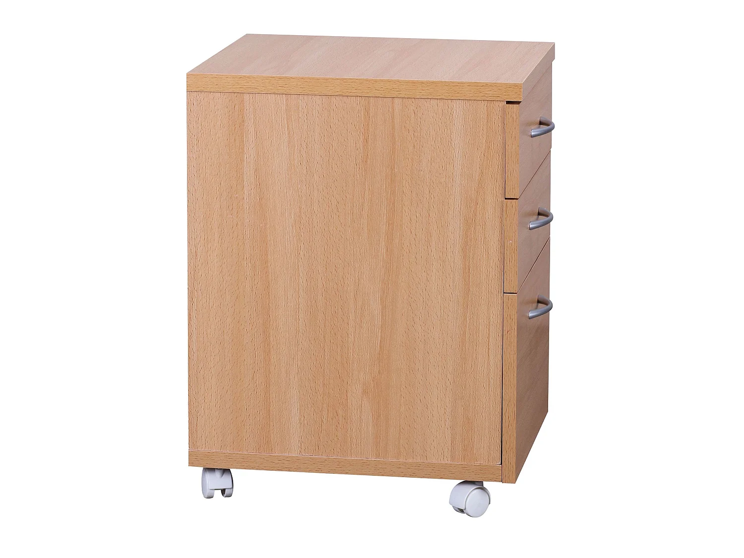 Conteneur roulant Bois 40x60x45cm Mobilier de bureau Conteneur de tiroir
