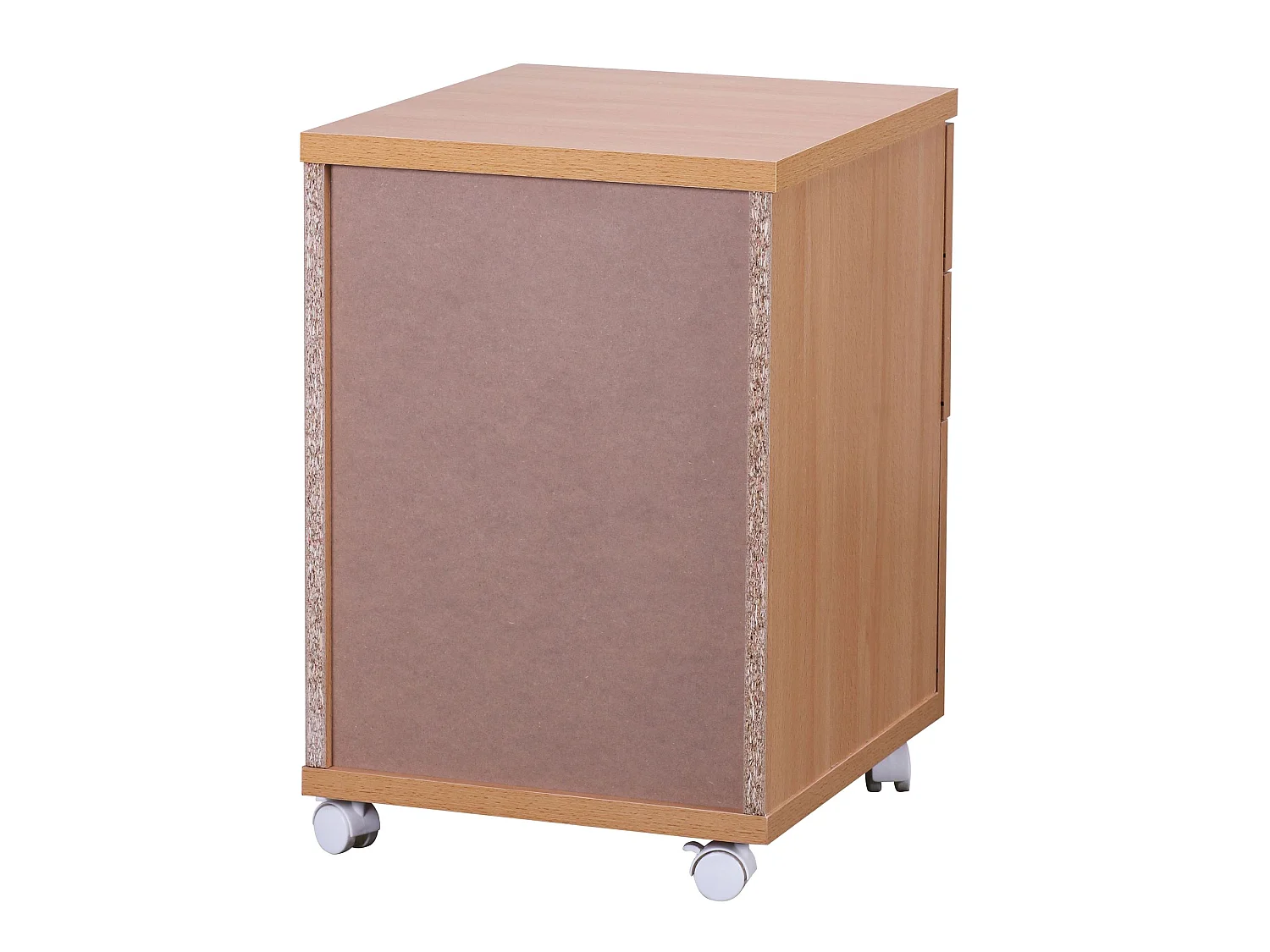 Conteneur roulant Bois 40x60x45cm Mobilier de bureau Conteneur de tiroir