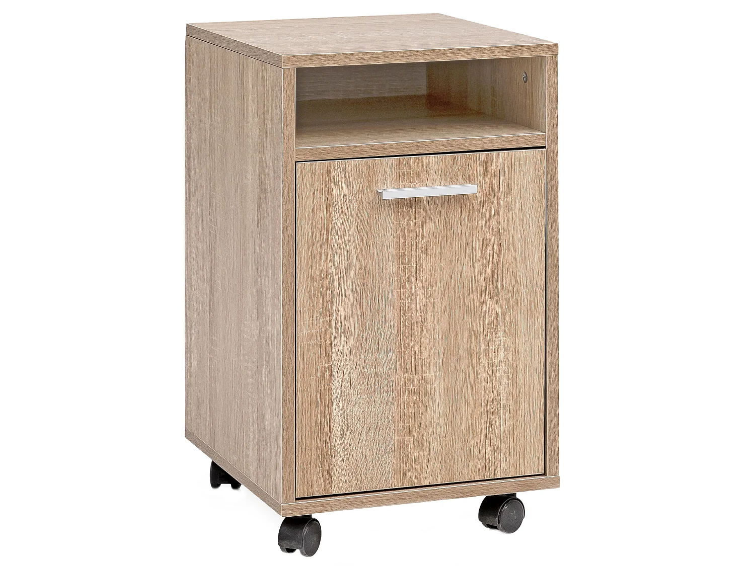 Cassettiera Ufficio Moderna con Ruote 33x60x38 cm Archivio con Anta