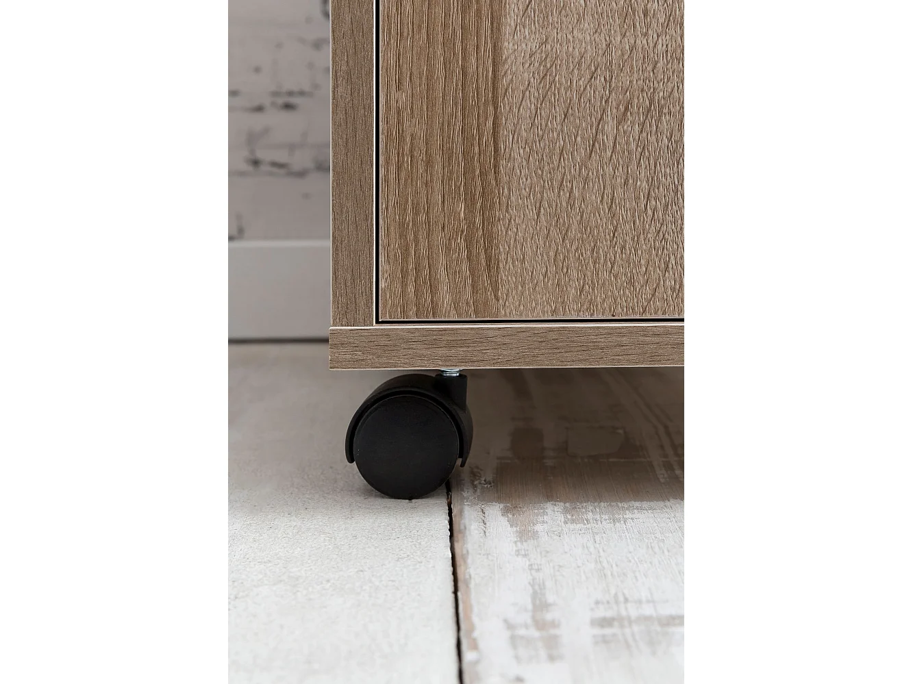 Cassettiera Ufficio Moderna con Ruote 33x60x38 cm Archivio con Anta