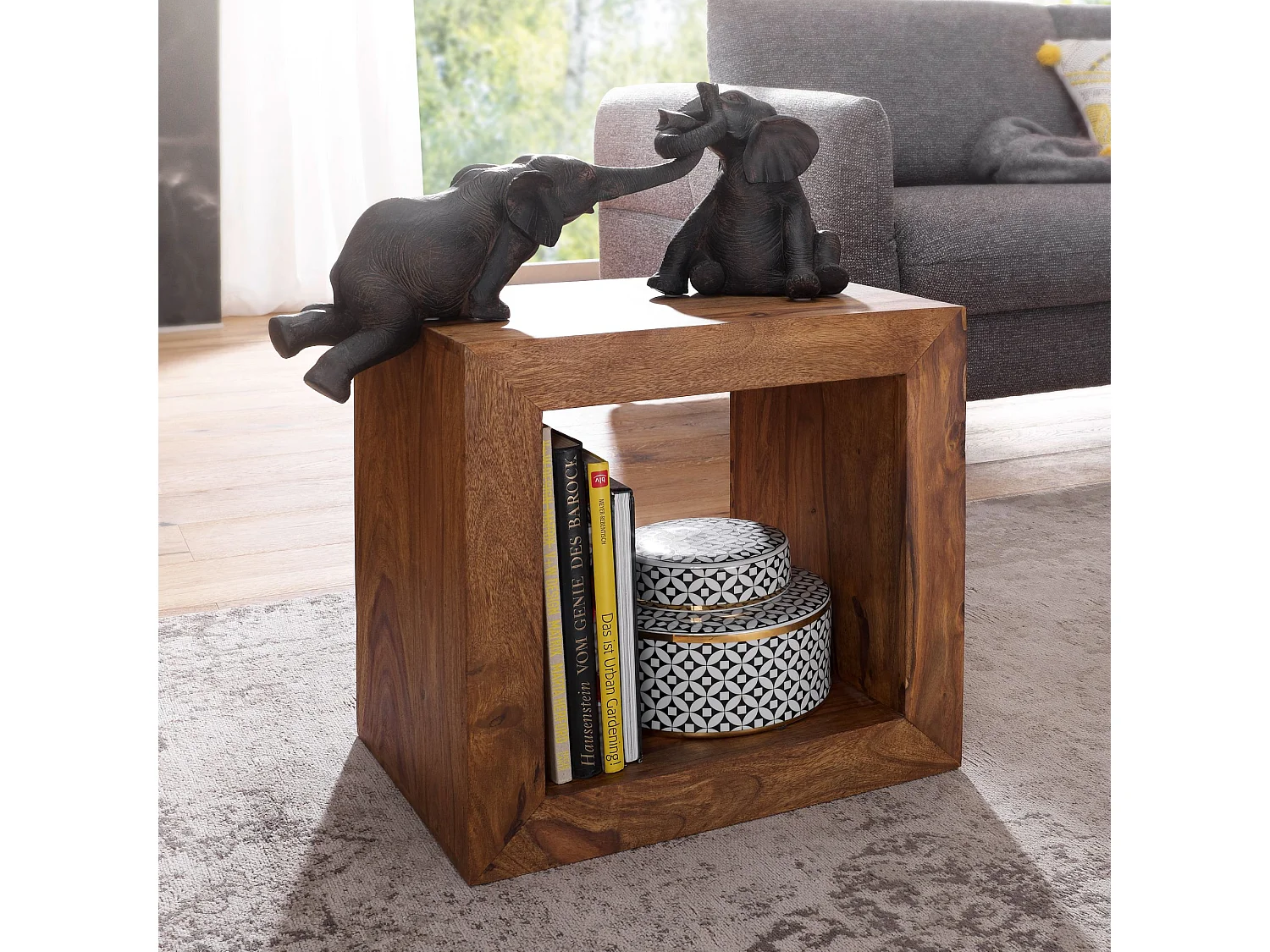 Scaffale 44 x 44 x 33 cm Ripiano in legno Scaffale in piedi libreria