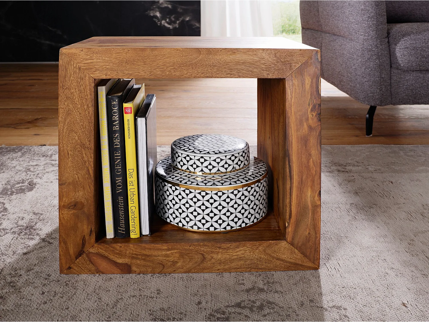 Scaffale 44 x 44 x 33 cm Ripiano in legno Scaffale in piedi libreria