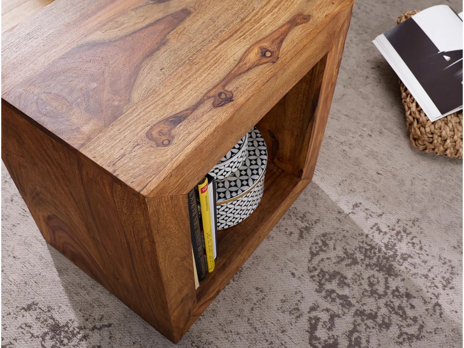 Scaffale 44 x 44 x 33 cm Ripiano in legno Scaffale in piedi libreria